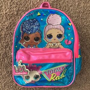 L.O.L. Surprise! Totally Rad Backpack - Blue and Pink